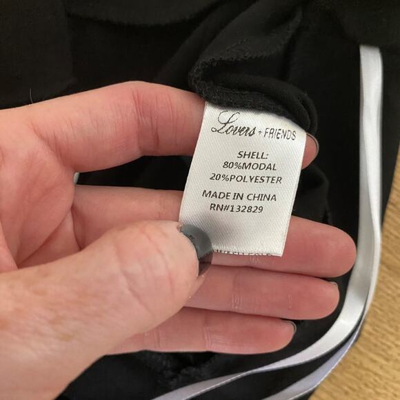 Lovers + Friends Skinny Pants With Exposed O Ring Front Zip in Black - Picture 6 of 7